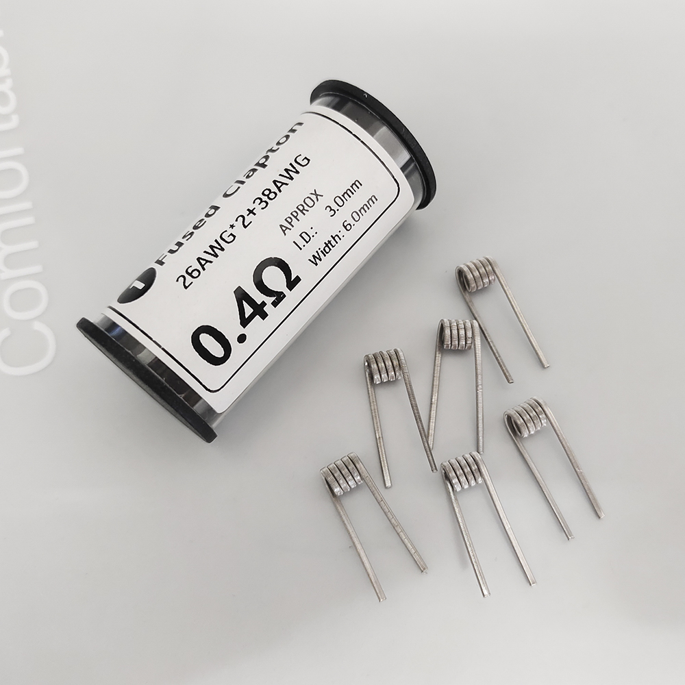 6 Stück Ni80 26x2+38AWG ID3.0  – Coil Building Kit Bewertung und Preis