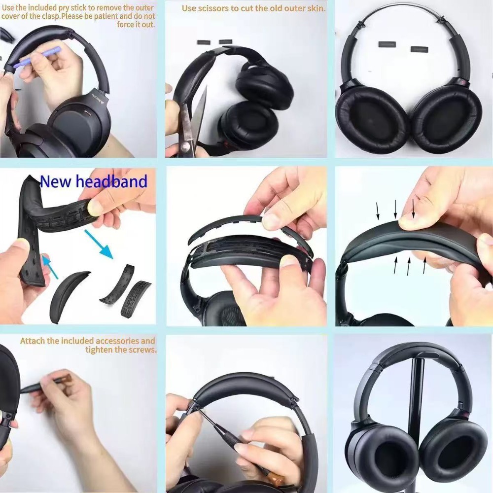 Aufsteckbare Ersatz-Kopfbügela – Sony Headphone Wh-1000Xm4 Bewertung und Preis